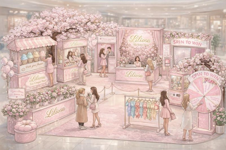 Liliosa Lingerie pop-up at Eastgate Square